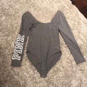 Victoria’s Secret pink long sleeve body suit